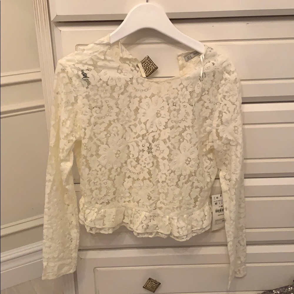Zara lace top